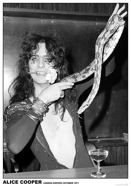 Alice Cooper Snake Poster: Woodstock Trading Company